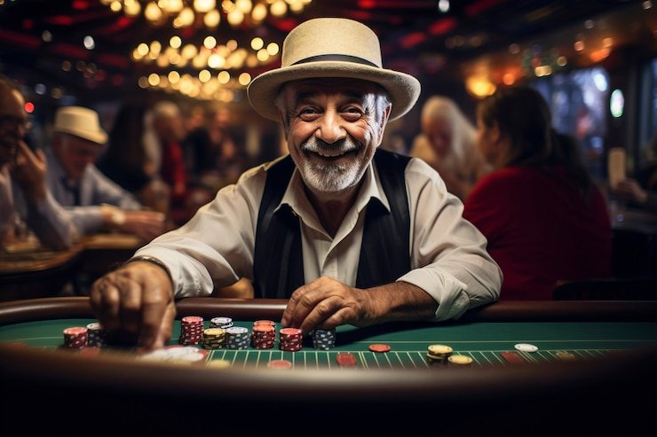 Fitur bonus dan jackpot ditampilkan dalam permainan slot dengan desain animasi modern