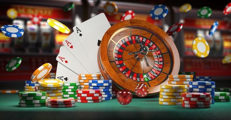 Antarmuka permainan slot online dengan tema petualangan yang kaya warna dan efek visual